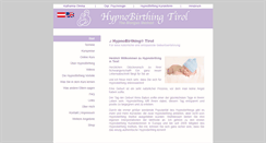 Desktop Screenshot of hypnobirthing-tirol.com